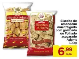 Carrefour Biscoito de amendoim amenteiegado com goiabada ou Folhado açucarado Adams oferta