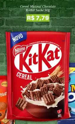 Pão de Açúcar Cereal Matinal Chocolate Kitkat Sachê oferta