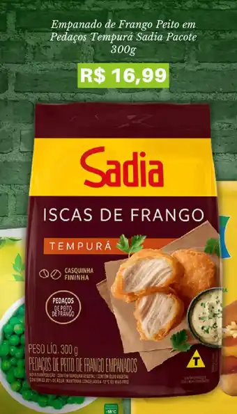Sadia iscas de frango tempurá