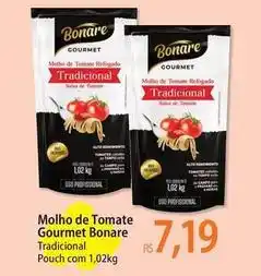 Atacadão Bonare - molho de tomate gourmet oferta