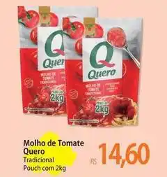 Atacadão Quero - molho de tomate oferta