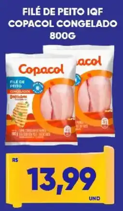 Tatico filé de peito iqf copacol congelado oferta