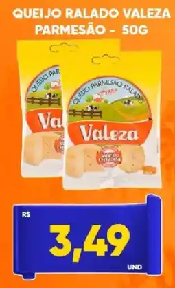 Tatico Queijo ralado valeza parmesão oferta