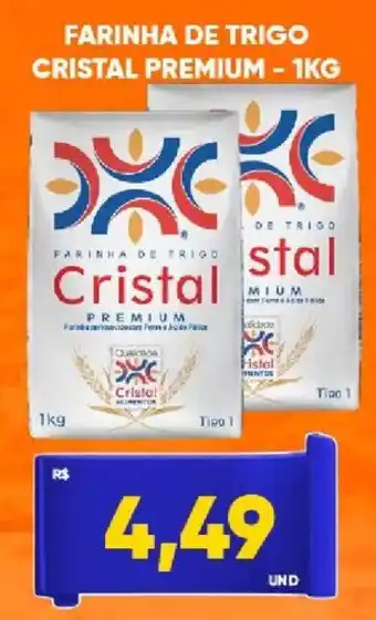 Tatico Farinha de trigo cristal premium oferta