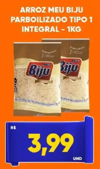 Tatico Arroz meu biju parboilizado tipo 1 integral oferta