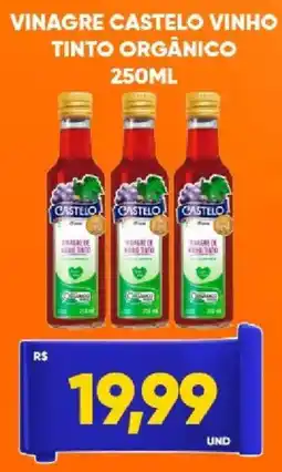 Tatico Vinagre castelo vinho tinto orgânico oferta