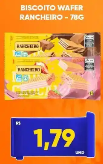 Tatico Biscoito wafer rancheiro oferta