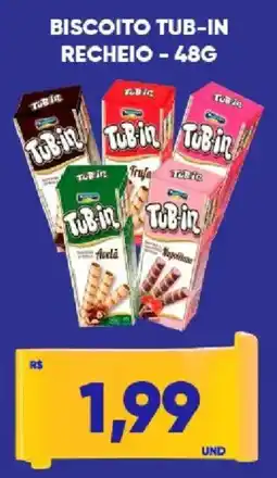 Tatico Biscoito tub-in recheio oferta