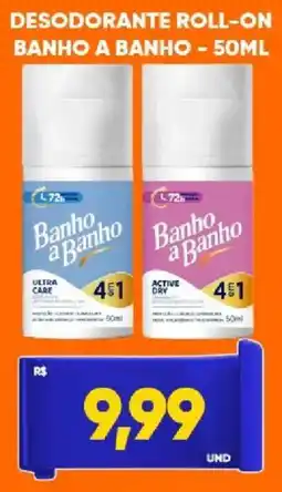 Tatico Desodorante roll-on banho a banho oferta