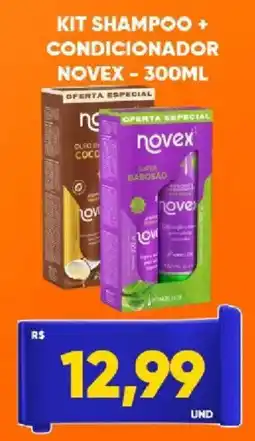 Tatico Kit shampoo + condicionador novex oferta
