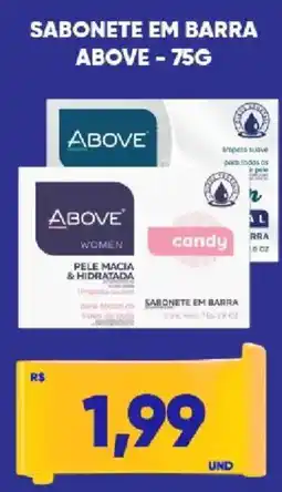 Tatico Sabonete em barra above - 75g oferta
