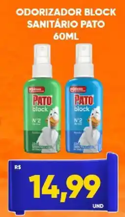 Tatico odorizador block sanitário pato oferta