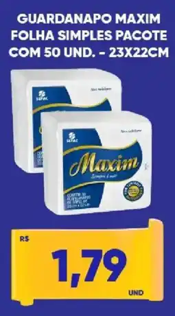Tatico Guardanapo maxim folha simples oferta