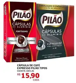 Assaí Atacadista Cápsula de café expresso pilão tipos oferta