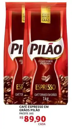 Assaí Atacadista Café espresso em grãos pilão oferta
