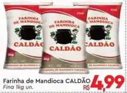 Komprao Atacadista Farinha de Mandioca CALDÃO oferta