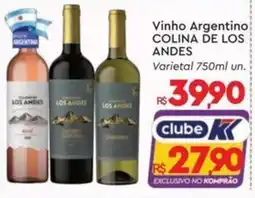 Komprao Atacadista Vinho Argentino Colina de los Andes oferta