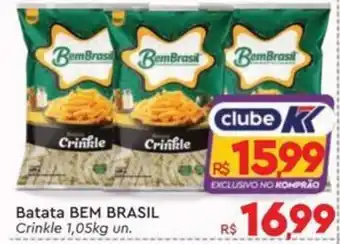 Komprao Atacadista Batata bem brasil crinkle oferta