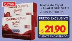 Komprao Atacadista Toalha de papel blupack sup stan oferta