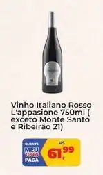 Tonin Superatacado 21 - vinho italiano rosso l'appasione 750ml ( exceto monte santo e ribeirao oferta