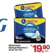 Fort Atacadista Always - absorvente noturno c/ 32 un oferta