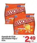 Fort Atacadista Assolan - esponja de la de aço oferta