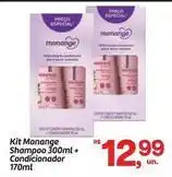 Fort Atacadista Monange - kit shampoo 300ml+ condicionador 170ml oferta