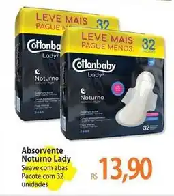 Atacadão Cia noturna - absorvente lady oferta