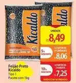 Atacadão Kicaldo - feijão preto oferta