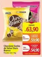 Atacadão Lacta - chocolate sonho de valsa/ouro branco oferta