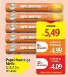 Atacadão De - papel manteiga oferta