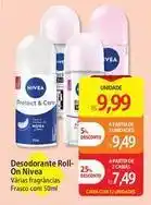 Atacadão Nivea - desodorante roll on oferta