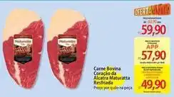 Atacadão Maturatta - carne bovina coração da alcatra reffriada oferta