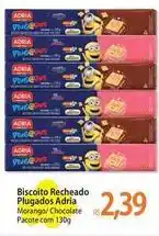Atacadão Adria - biscoito recheado plugados oferta