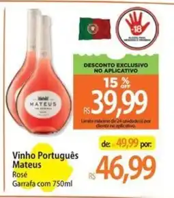 Atacadão Supermercados mateus - vinho português oferta