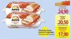 Atacadão Aurora - filzierinho suino congelado oferta