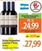 Atacadão Argentino - vinho concha oferta