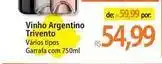 Atacadão Argentino - vinho trivento oferta