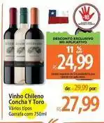 Atacadão Concha y toro - vinho chileno oferta