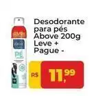 Tonin Superatacado Above - desodorante para pés 200g leve + pague oferta