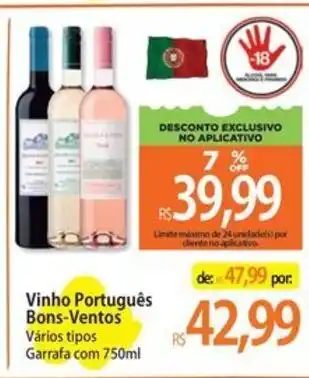 Atacadão Quinta de bons ventos - vinho português oferta