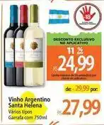 Atacadão Santa helena - vinho argentino oferta