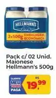 Tonin Superatacado Hellmann's - pack c/ 02 unid. maionese oferta