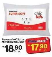 Fort Atacadista Lar - travesseiro chic microfibra oferta