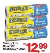 Fort Atacadista Melhor - saco p/lixo dover pia banheiro c/ 50 un oferta