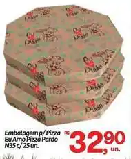 Fort Atacadista Rs - embalagem p/ pizza oferta