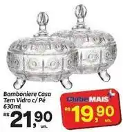 Fort Atacadista Casa - bomboniere tem vidro c/pé oferta