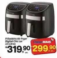 Fort Atacadista Lar - fritadeira air fryer digital chic 3,5 litros oferta