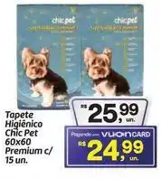 Fort Atacadista Chic - tapete higiênico pet 60x60 oferta