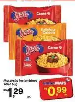 Fort Atacadista Yolle - macarrão instantâneo oferta